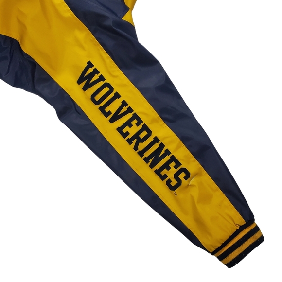 Vintage MICHIGAN WOLVERINES Jacket Coat STEVE & BARRY’s Collegiate - Picture 6 of 13